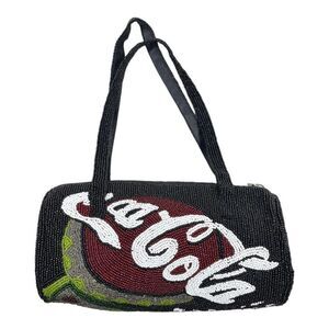 Vintage 90’s Coca Cola Beaded Handbag Purse Shoulder Bag New